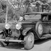 Automobile Hispano-Suiza / Banlieue de Douai, 1930