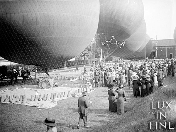 Départ de ballons / Saint-Cloud, 1900