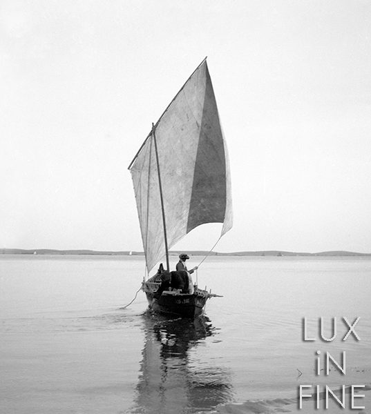 Pinasse dans le Bassin d'Arcachon / 1900