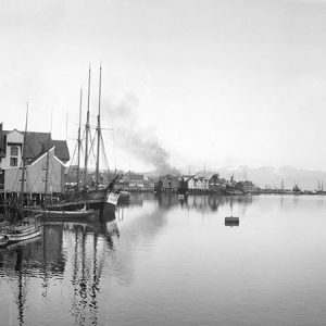 Port de Bergen / Norvège, 1900