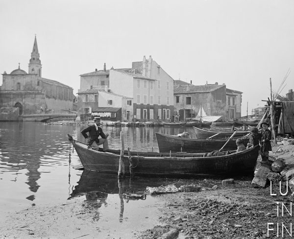 Barques de pêcheurs. Martigues 1900