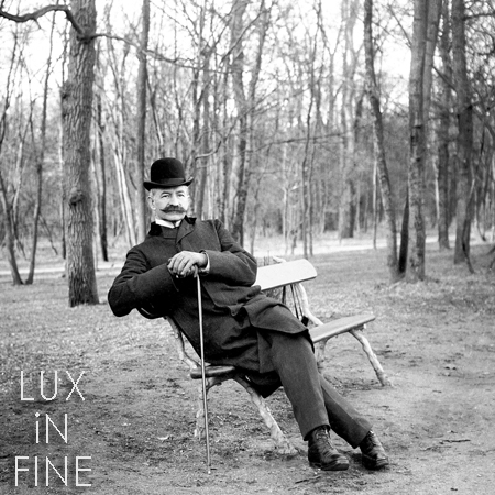 Elégant au Bois de Boulogne. 1900