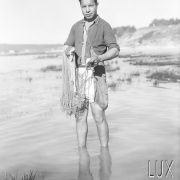 Le pêcheur à pied / Tunisie, 1947