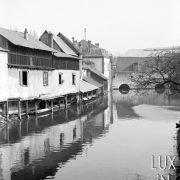 Montargis / Maisons au bord de l'eau, 1900