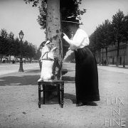Chien savant, Champs Elysées, 1905 - NE045191